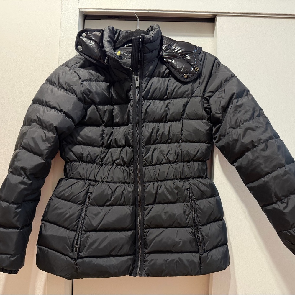 Moose Knuckles Black Jacket used once for a few hours.